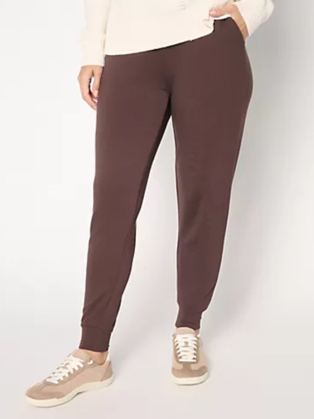 Brandis Dress Out Loud Tall Acquitted Knit Ankle Pants, Java Sz 1XT a698070